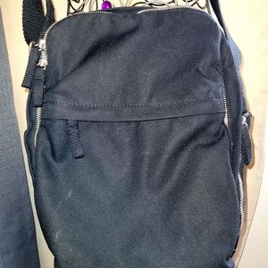 Ikea Black Canvas Crossbody Bag